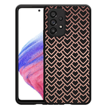 Hoesje Zwart geschikt voor Samsung Galaxy A53 - Pink Pattern