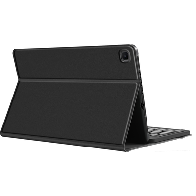 Cazy Hoes met Toetsenbord geschikt voor Samsung Galaxy Tab S6 Lite - Qwerty indeling - Zwart