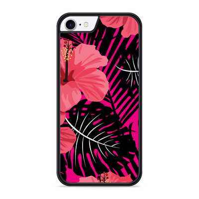 Cazy Hardcase hoesje geschikt voor iPhone 8 - Tropical Flowers