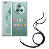 Hoesje met koord geschikt voor Honor Magic5 Pro Choose Happiness