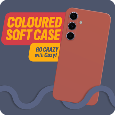 Cazy Color TPU Hoesje geschikt voor Samsung Galaxy S24+ - Rood