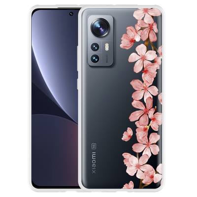 Cazy Hoesje geschikt voor Xiaomi 12 Pro - Flower Branch