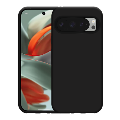 Cazy Soft TPU Hoesje geschikt voor Google Pixel 9 / 9 Pro - Zwart