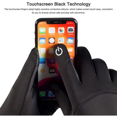 Cazy Waterdichte Touchscreen Handschoenen - Grijs - Maat M
