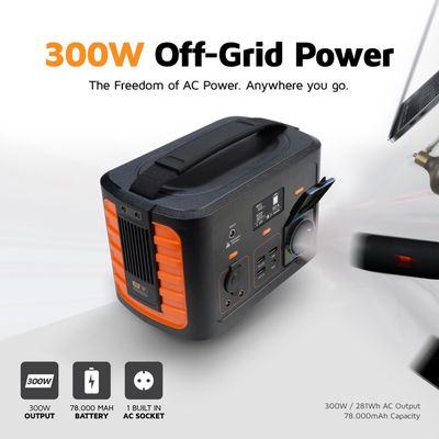 Xtorm 300W Portable Powerstation - Portable Generator - UK Versie - 78.000 mAh