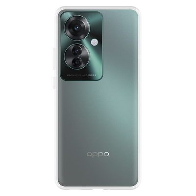 Just in Case Oppo Reno11 F - Soft TPU Case with Necklace Strap - Clear