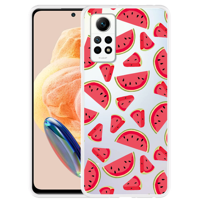 Cazy Hoesje geschikt voor Xiaomi Redmi Note 12 Pro 4G Watermeloen