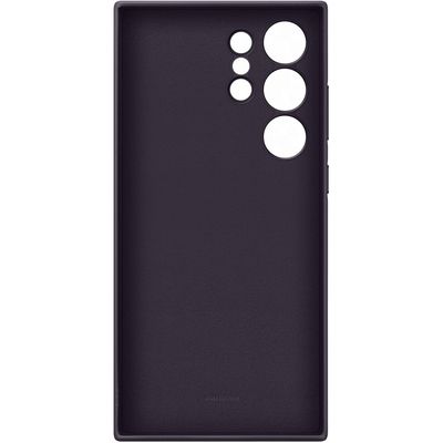 Samsung Galaxy S24 Ultra Vegan Leather Cover - Paars