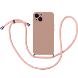 TPU Hoesje met Koord geschikt voor iPhone 13 - Roze