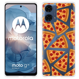 Hoesje geschikt voor Motorola Moto G04/G04s/G24/G24 Power Pizza Party