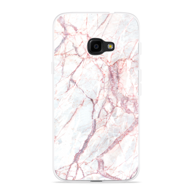 Cazy Hoesje geschikt voor Samsung Galaxy Xcover 4s - White Pink Marble