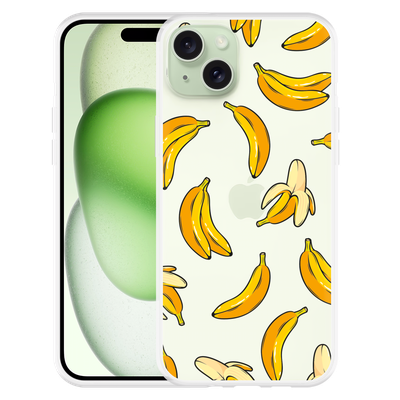 Cazy Hoesje geschikt voor iPhone 15 Plus Banana