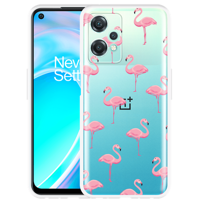 Cazy Hoesje geschikt voor OnePlus Nord CE 2 Lite - Flamingo