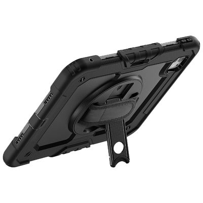 Just in Case iPad Pro 11 2024 (5th Gen) - Shockproof Case (PET Screenprotector/Hand Strap) - Black