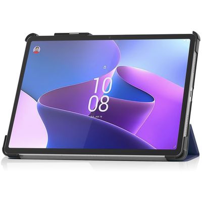 Cazy Hoes geschikt voor Lenovo Tab P11 Pro Gen 2 - TriFold Tablet Smart Cover - Blauw