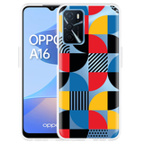 Hoesje geschikt voor Oppo A16/A16s - Abstract Pattern