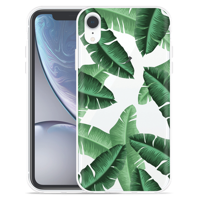 Cazy Hoesje geschikt voor iPhone Xr - Palm Leaves