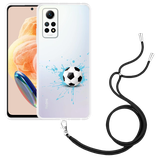 Hoesje met koord geschikt voor Xiaomi Redmi Note 12 Pro 4G Soccer Ball
