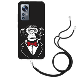 Hoesje met Koord Zwart geschikt voor Xiaomi 12 Pro - Smoking Chimp