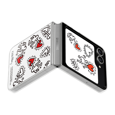 Samsung Hoesje geschikt voor Samsung Galaxy Z Flip6 - FlipSuit Cover - Wit