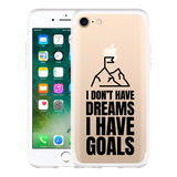 Hoesje geschikt voor iPhone 7 - Goals are for Men
