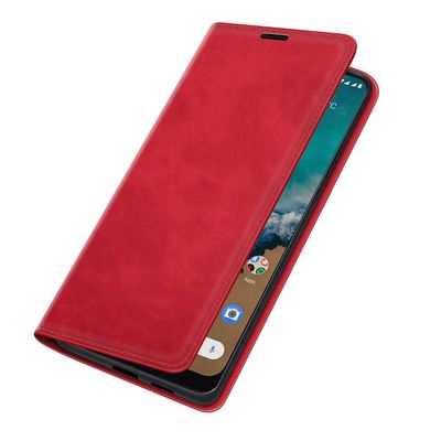 Cazy Wallet Magnetic Hoesje geschikt voor Nokia G50 - Rood