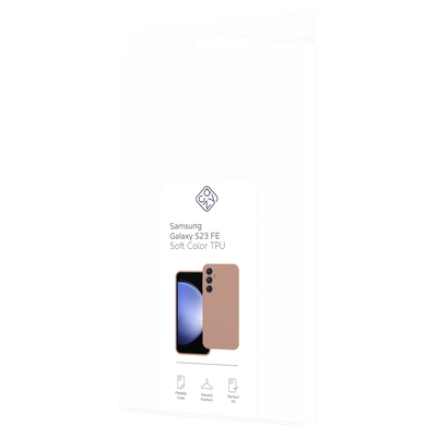 Cazy Color TPU Hoesje geschikt voor Samsung Galaxy S23 FE - Roze
