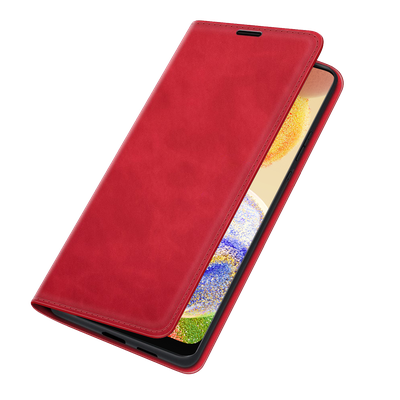 Cazy Wallet Magnetic Hoesje geschikt voor Samsung Galaxy A04 - Rood
