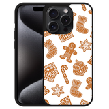 Hardcase Hoesje geschikt voor iPhone 15 Pro Christmas Cookies