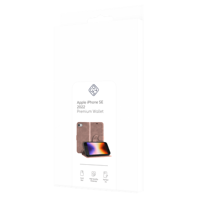 Cazy Premium Wallet Hoesje geschikt voor iPhone SE 2022 - Roze