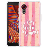 Hoesje geschikt voor Samsung Galaxy Xcover 5 - Say Hello to Summer