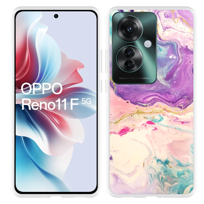 Cazy Hoesje geschikt voor Oppo Reno11 F Dromerige Kleuren