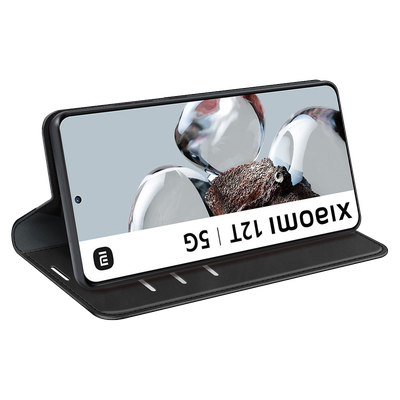 Cazy Wallet Magnetic Hoesje geschikt voor Xiaomi 12T/12T Pro - Zwart