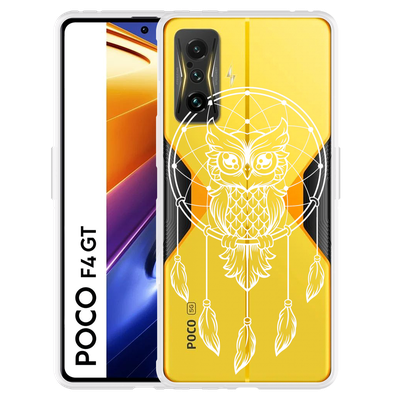 Cazy Hoesje geschikt voor Poco F4 GT - Dream Owl Mandala