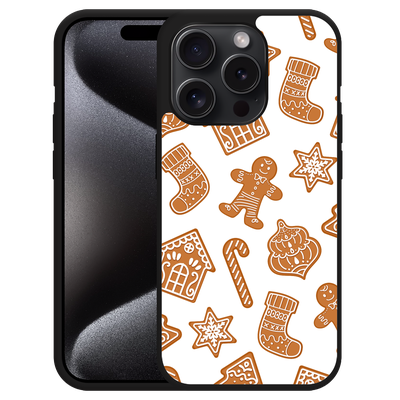 Cazy Hardcase Hoesje geschikt voor iPhone 15 Pro Christmas Cookies