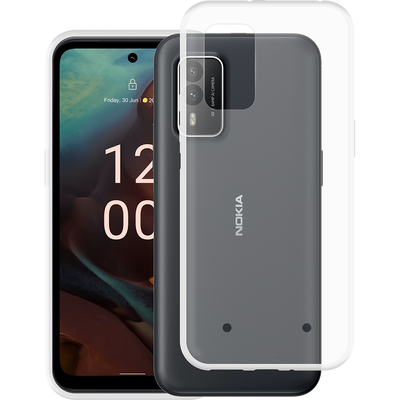 Just in Case Nokia XR21 - Soft TPU Case with Necklace Strap - Clear