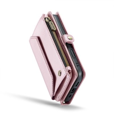 Caseme Case iPhone 16 - Crossbody Wallet Case - Pink