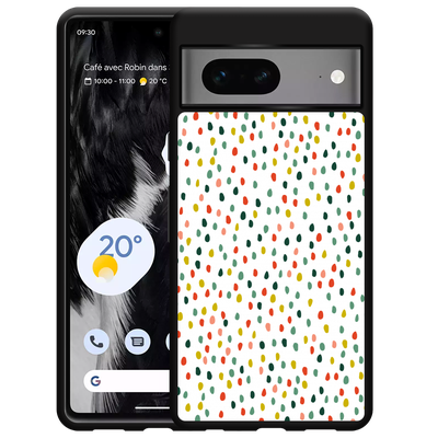 Cazy Hardcase hoesje geschikt voor Google Pixel 7 - Happy Dots