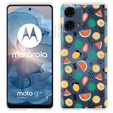 Hoesje geschikt voor Motorola Moto G04/G04s/G24/G24 Power Tropical Fruit