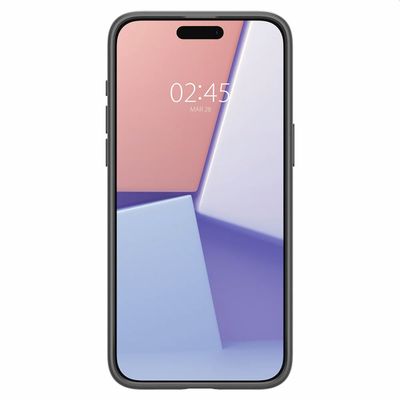 Spigen Hoesje geschikt voor iPhone 15 Pro Max - Thin Fit - Zwart