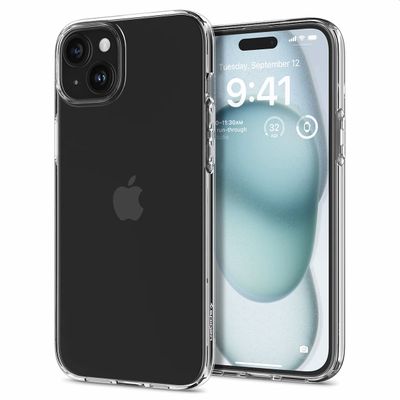 Spigen Hoesje geschikt voor iPhone 15 - Liquid Crystal - Transparant
