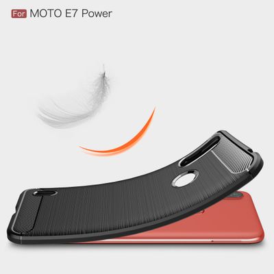 Cazy Rugged TPU Hoesje geschikt voor Motorola Moto E7i Power - Zwart