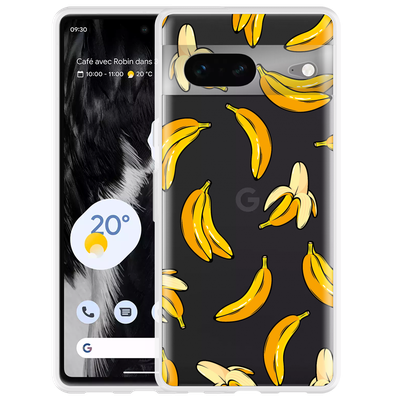 Cazy Hoesje geschikt voor Google Pixel 7 - Banana