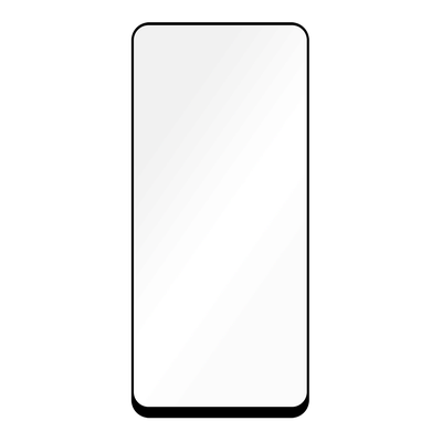 Cazy Full Cover Glass Screen Protector geschikt voor Motorola Moto E40 - Zwart