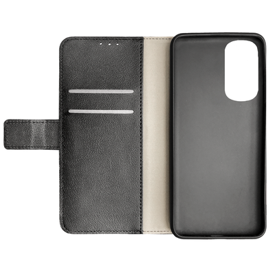 Cazy Wallet Classic Hoesje geschikt voor Motorola Edge 30 - Zwart