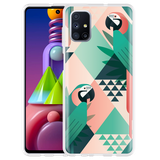 Hoesje geschikt voor Samsung Galaxy M51 - Exotic Trendy Parrot