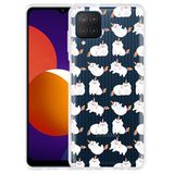 Hoesje geschikt voor Samsung Galaxy M12 - Unicorn Cat