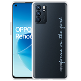 Hoesje geschikt voor Oppo Reno6 5G - Focus On The Good