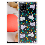 Hoesje geschikt voor Samsung Galaxy A42 - Funny Rabbit