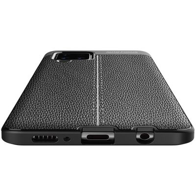 Cazy TPU Hoesje Soft Design geschikt voor Samsung Galaxy A42 - Zwart